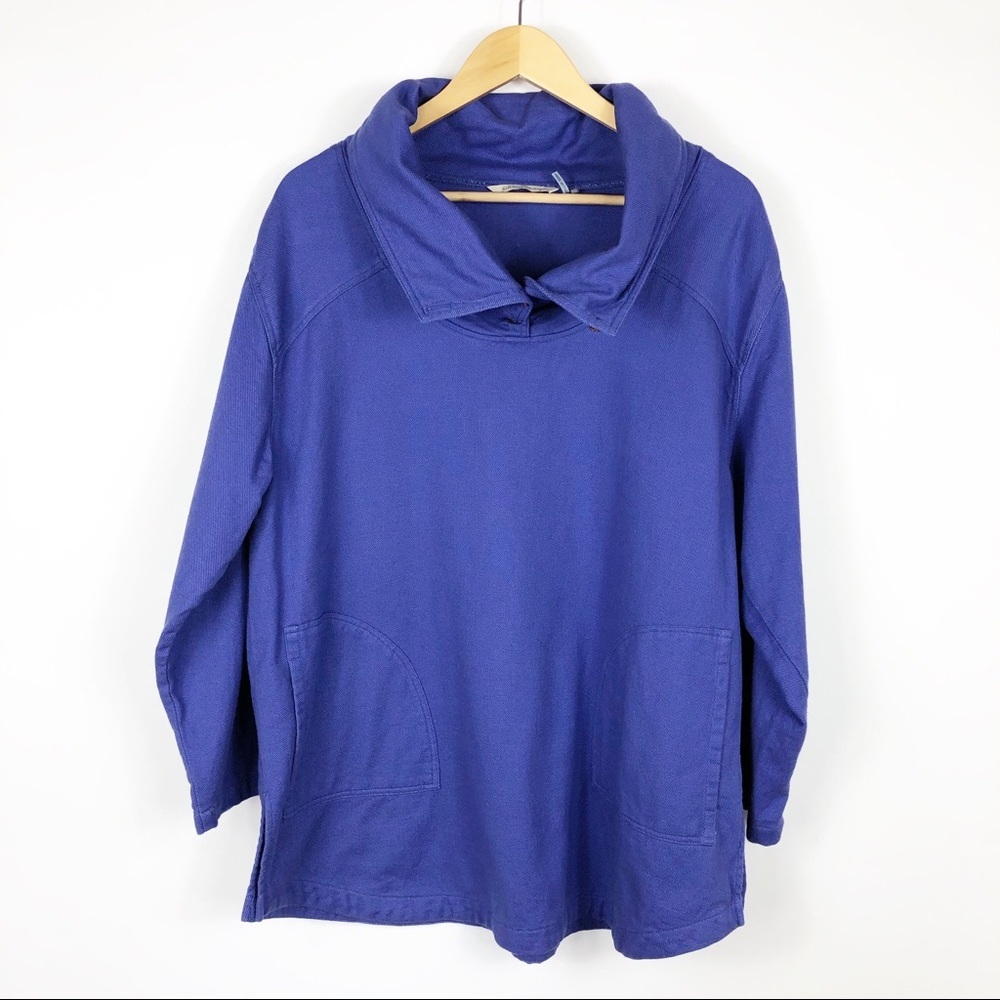 Soft Surroundings Purple Pullover Size Medium